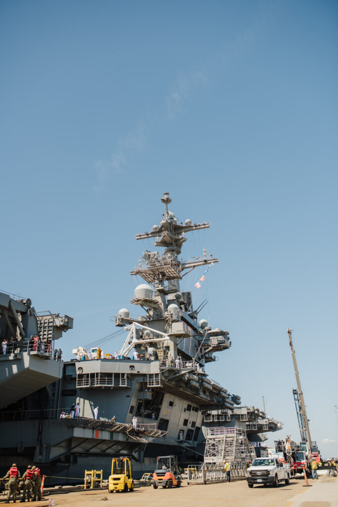 The USS George H W Bush